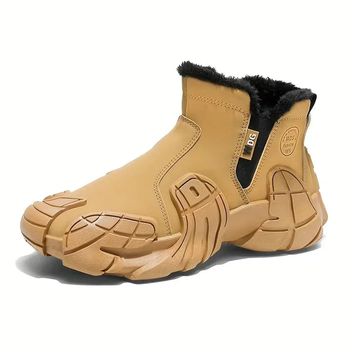 Men's Waterproof Mid-Top Hiking Boots – Brown